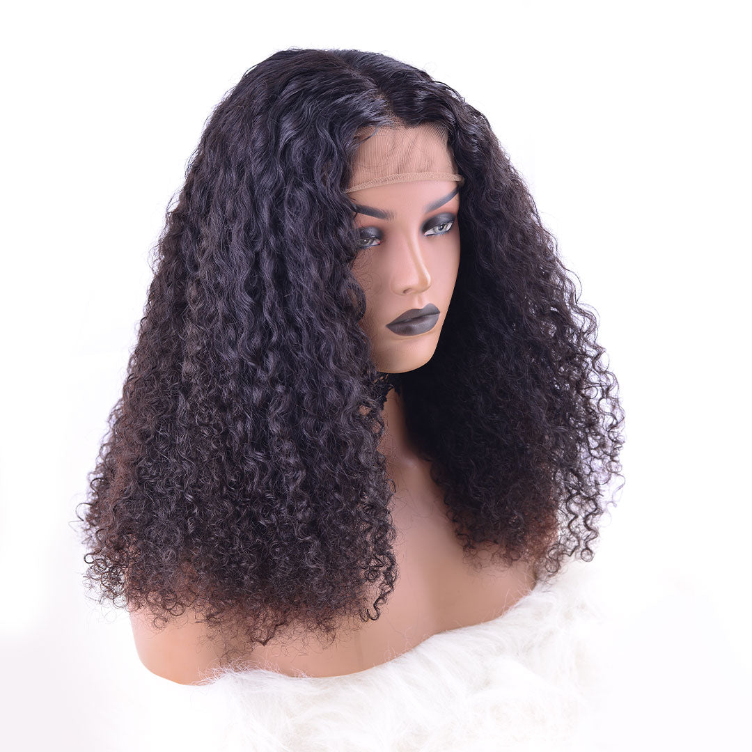 Tight Curly Temple Full Lace Wig