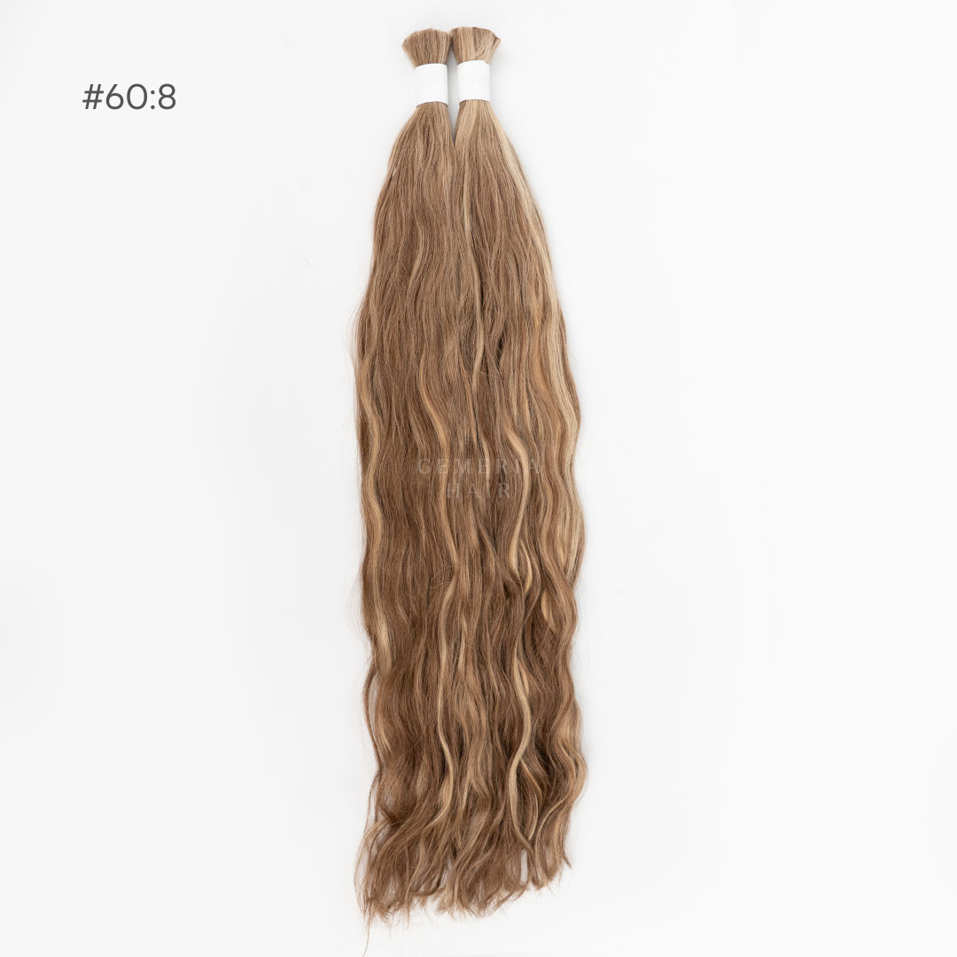 24"/ 61 cm - Bulk Hair | Double Drawn