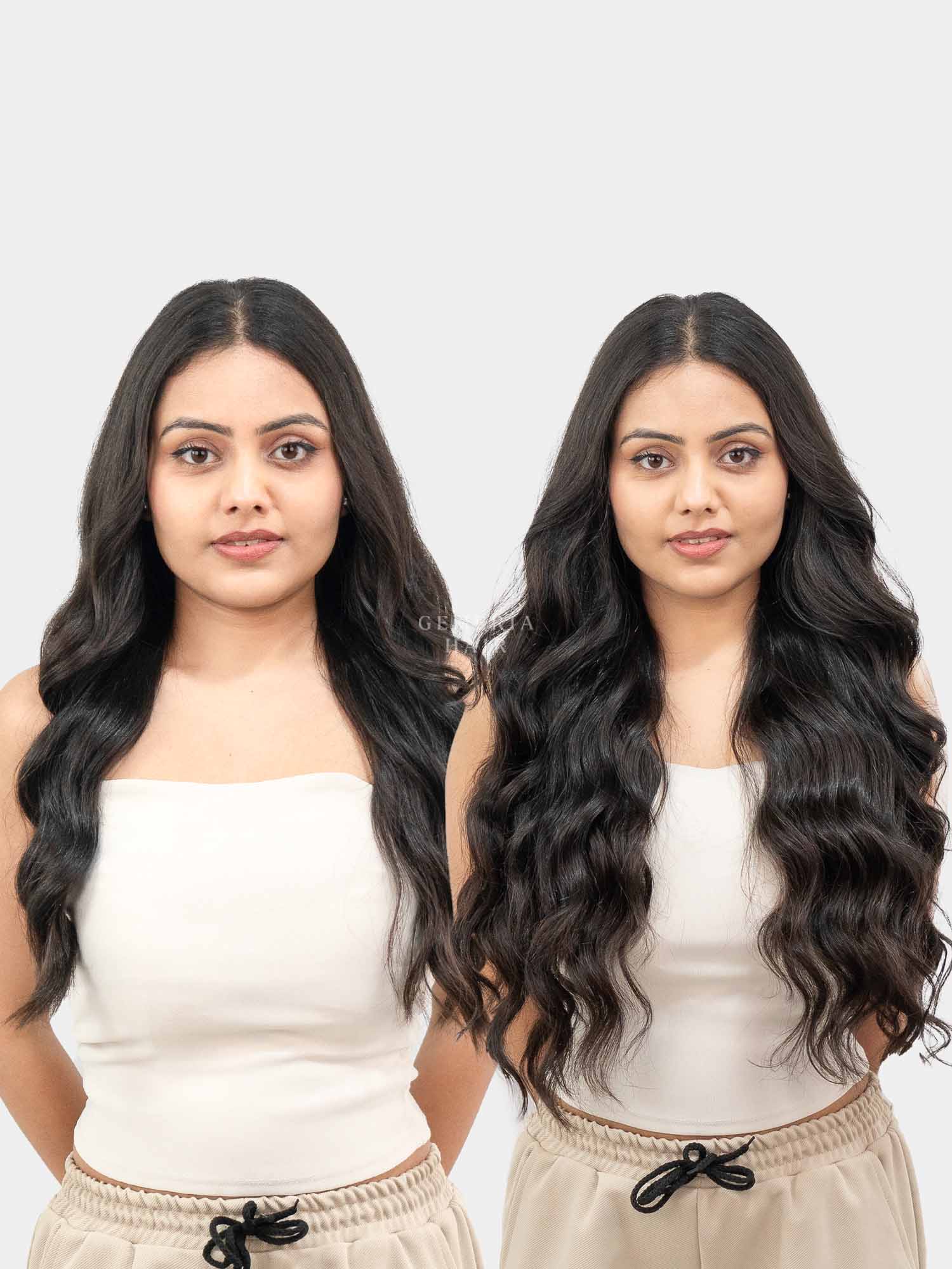 Seamless | 7 Set Clip-In Extensions | Wavy