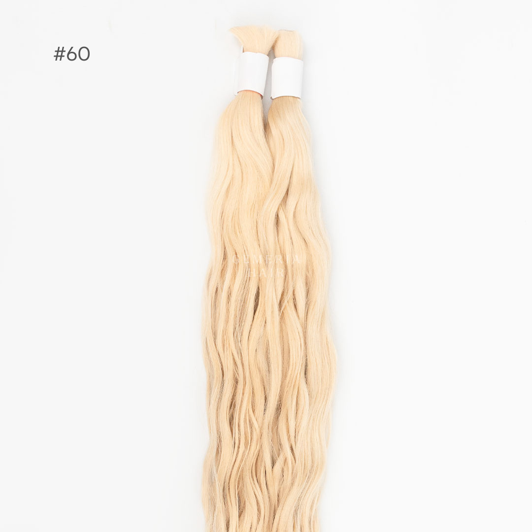 24"/ 61 cm - Bulk Hair | Double Drawn