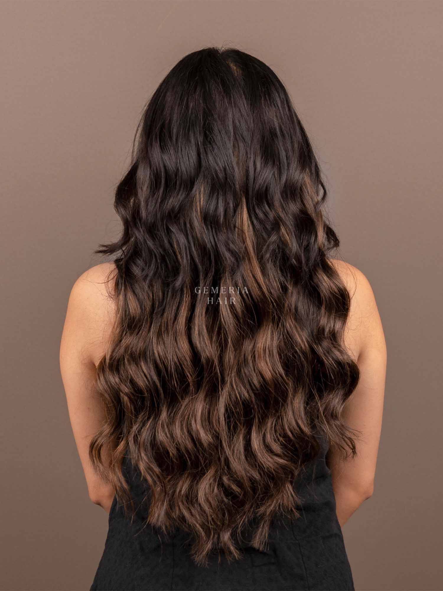 Ash Brown Balayage | Seamless | 7 Set Clip-In Extensions