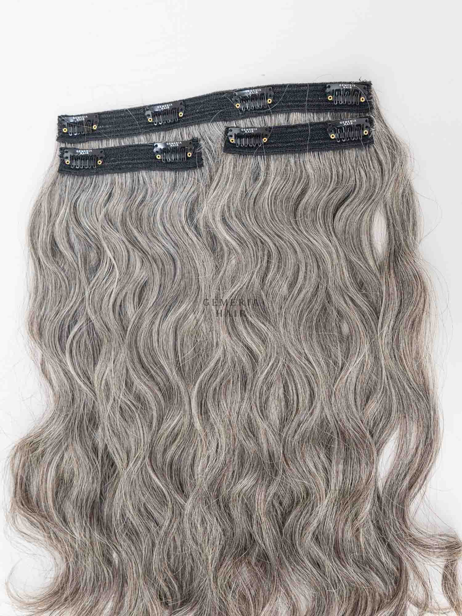 Grey Hair | Classic | 3 piece Set Clip-In Hair Volumizer