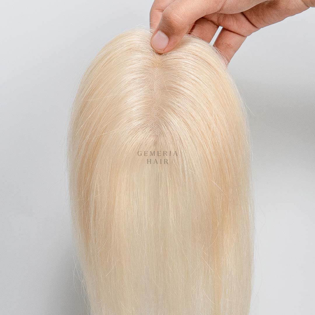 1.5x3 | Full Silk Blonde Hair Topper