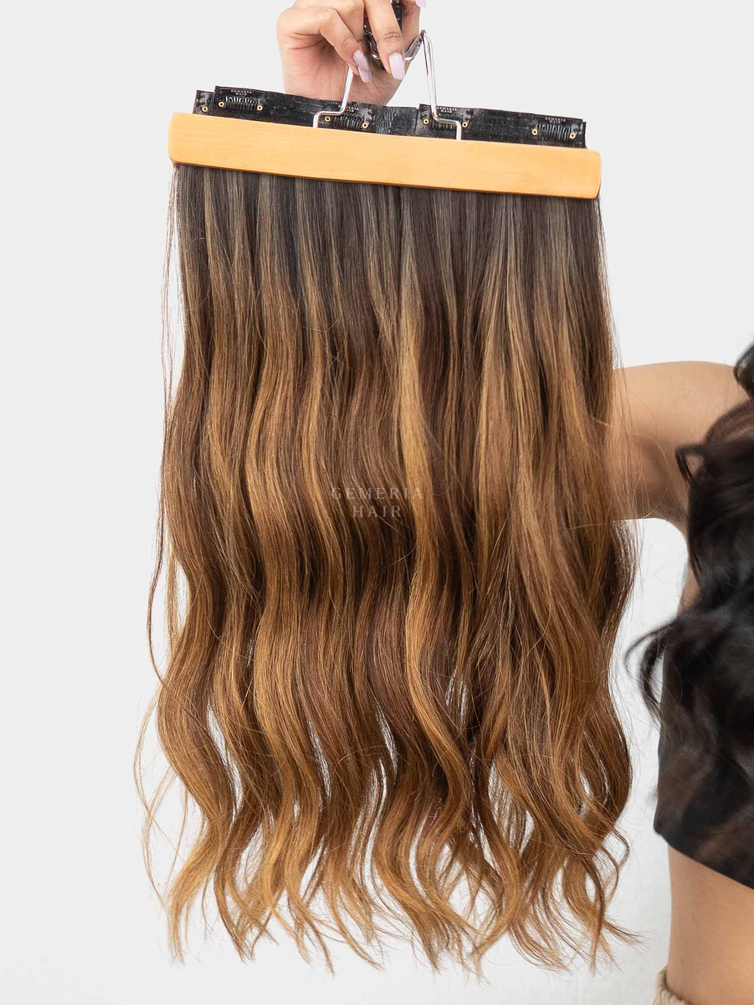 Seamless Golden Brown Balayage 3-Set Volumizer