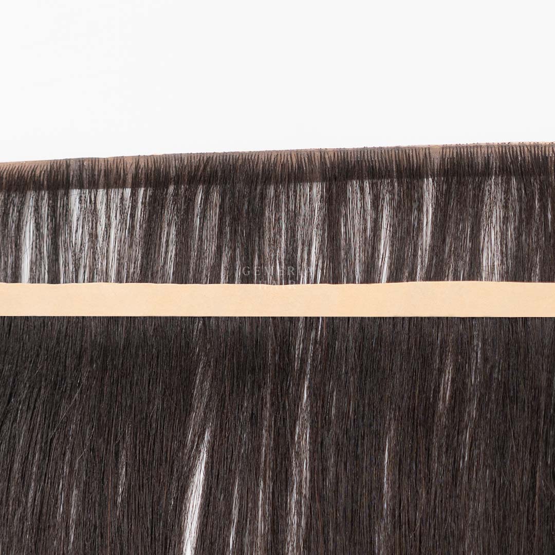 Invisible tape weft extensions