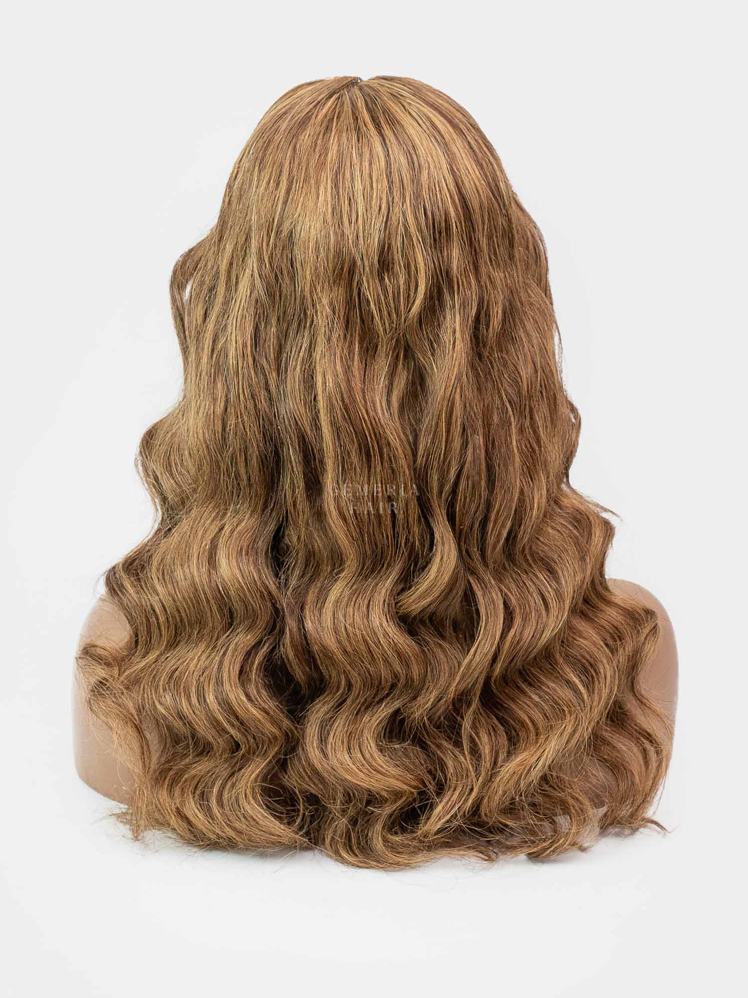 Golden Brown Balayage | V-Part Wig | V-Shaped Wig