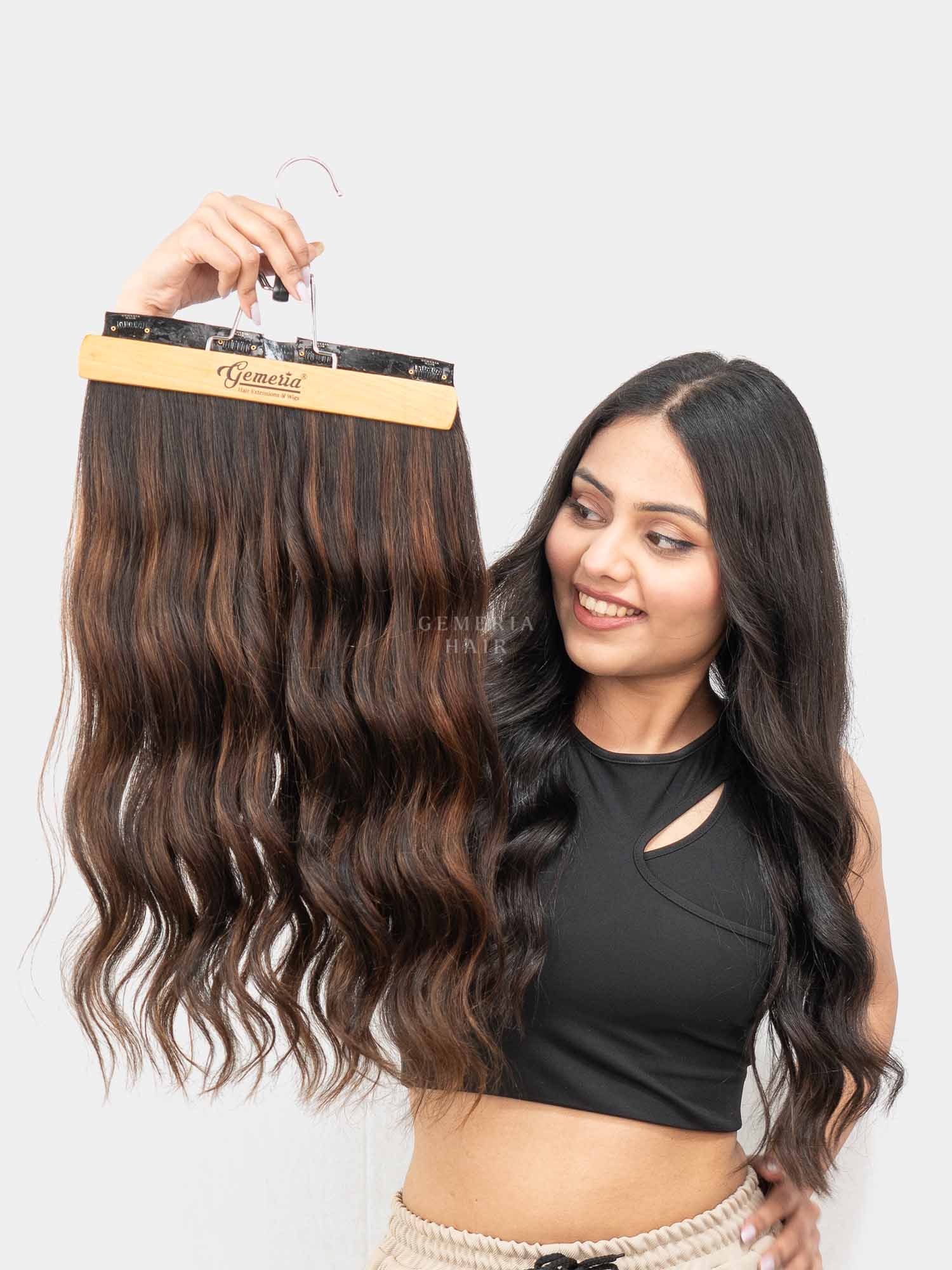 Seamless Barrel Brown Balayage 3-Set Volumizer