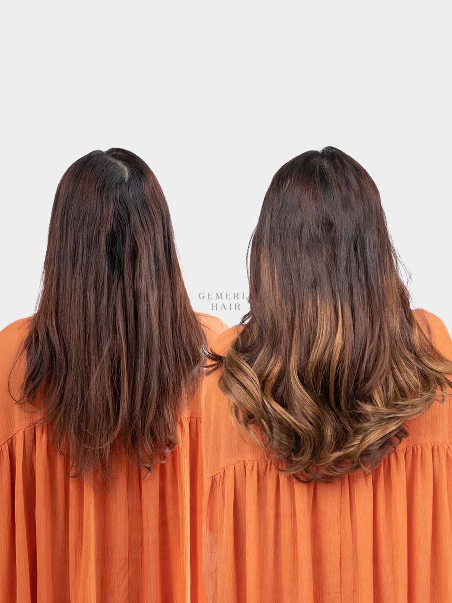 Seamless Golden Brown Balayage 3-Set Volumizer