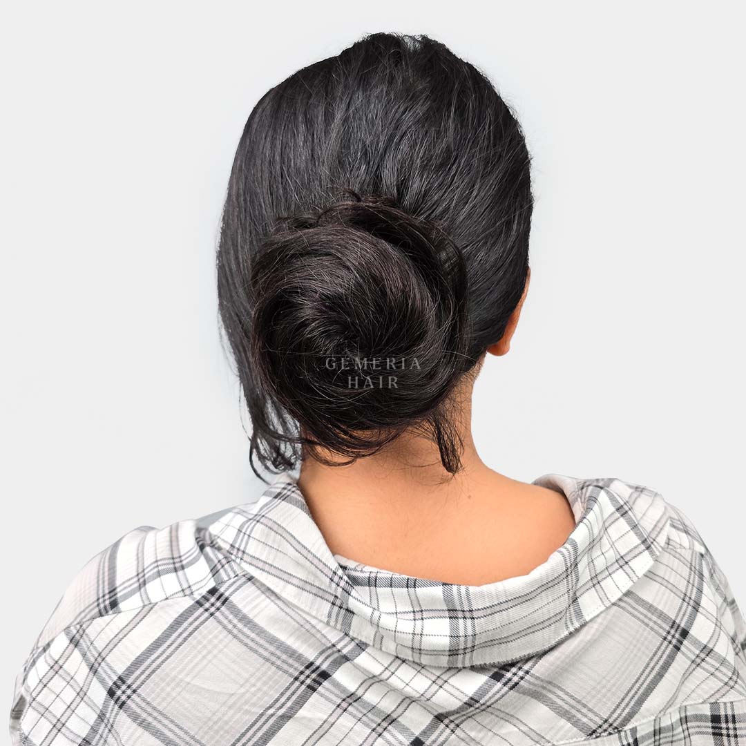 clip-on hair bun