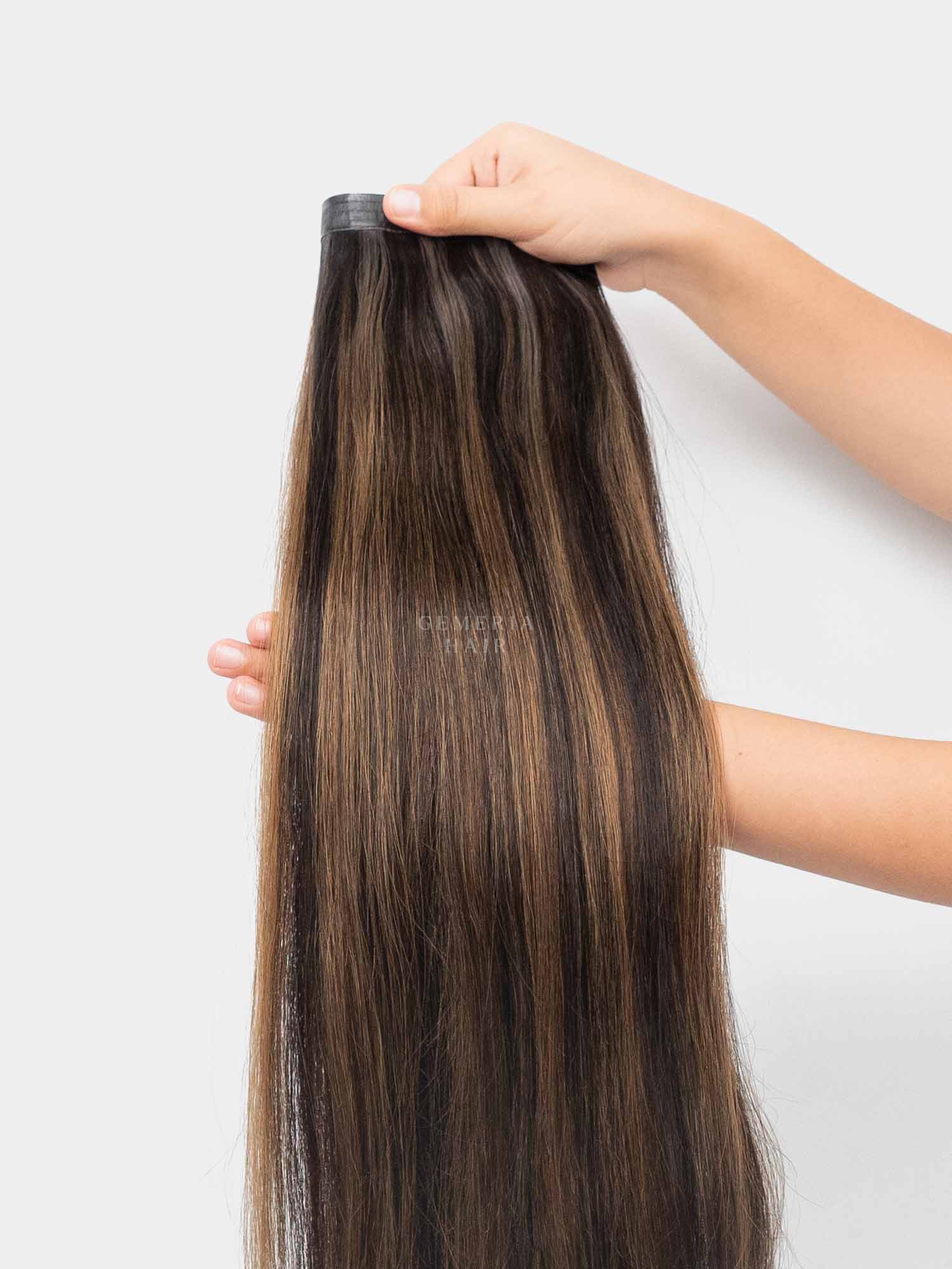 Seamless Ash Brown Balayage 3 Set Volumizer