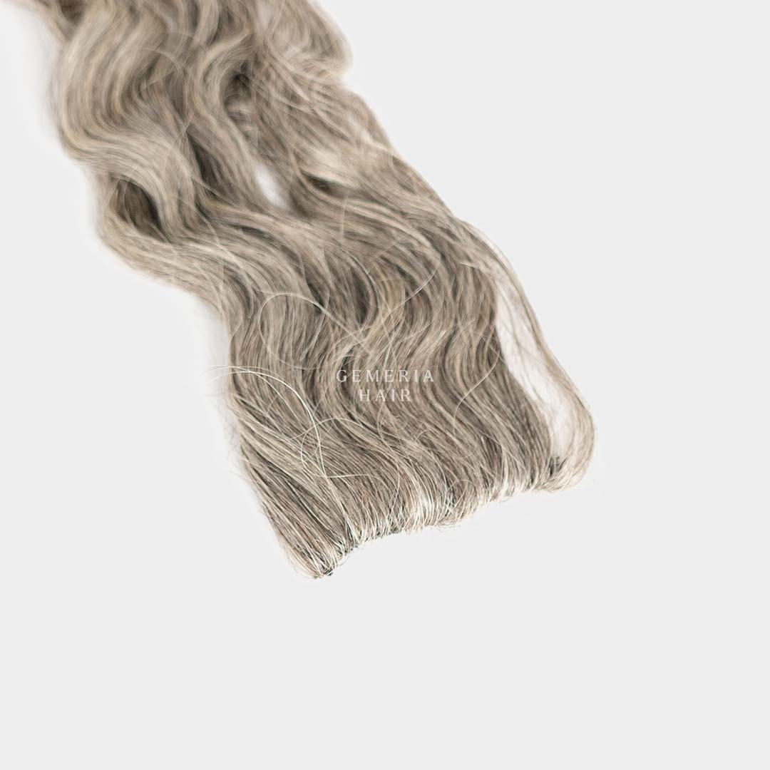 Grey Hair | Invisible Wide Cover-Up | 3" Hair Patch
