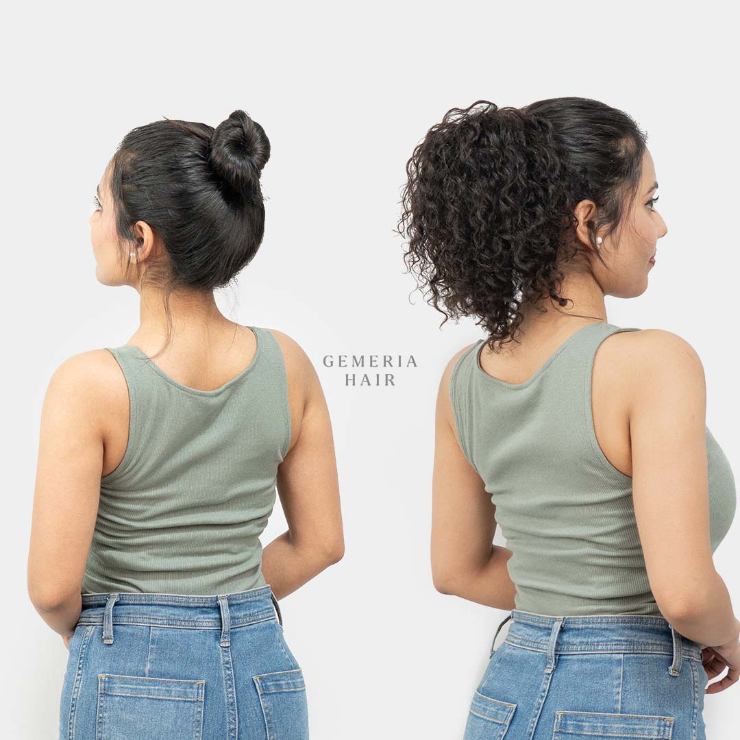 Clip-In Faux Bun | Curly Hair Bun