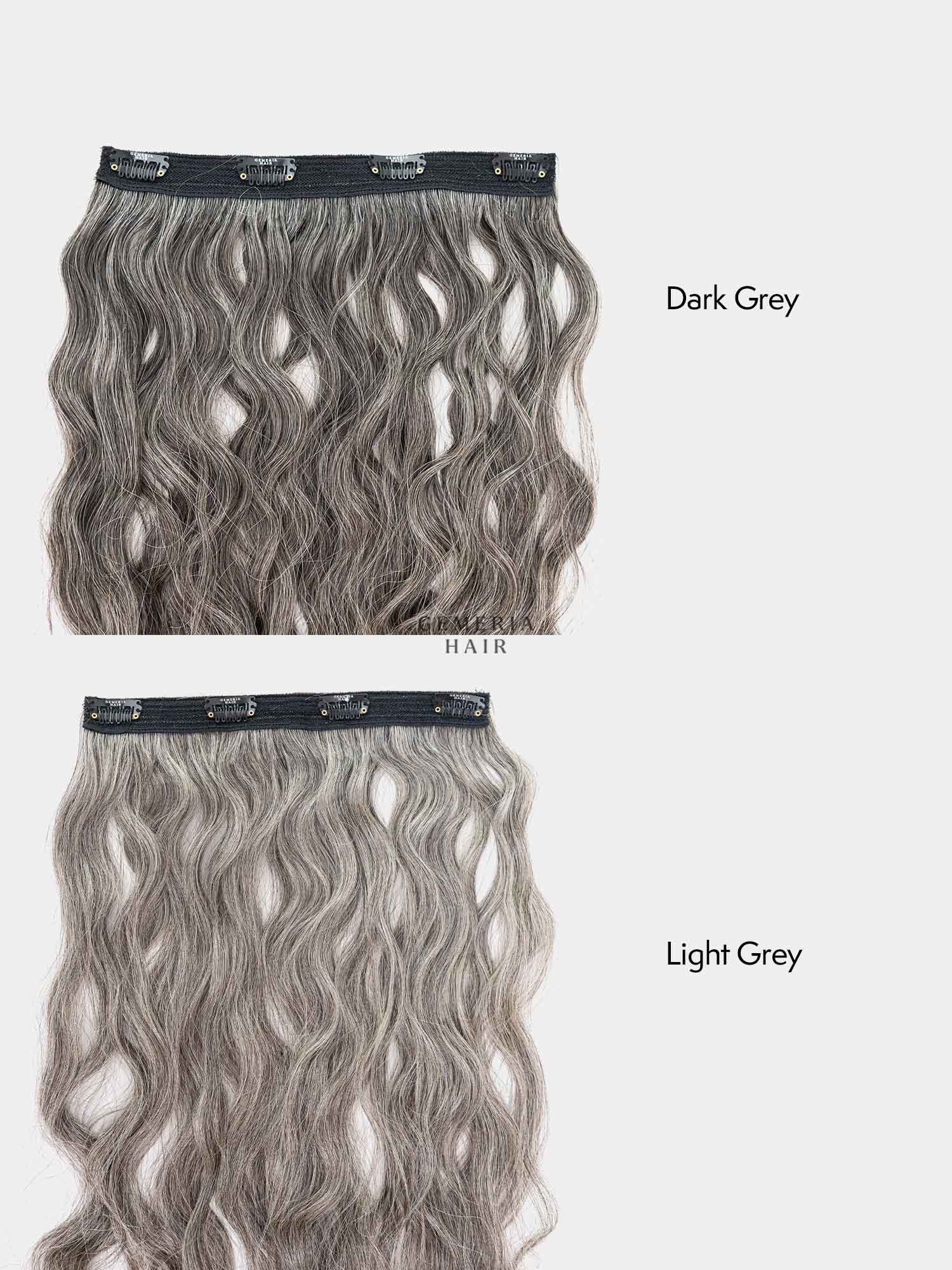 Grey Hair | Classic | 3 piece Set Clip-In Hair Volumizer