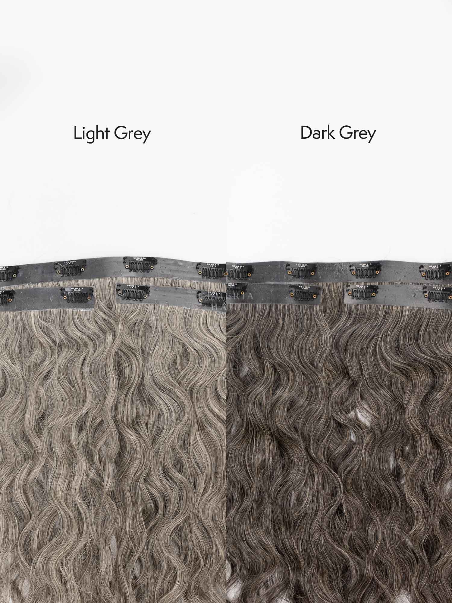 Grey Hair | Seamless | 3 piece Set Clip-In Hair Volumizer