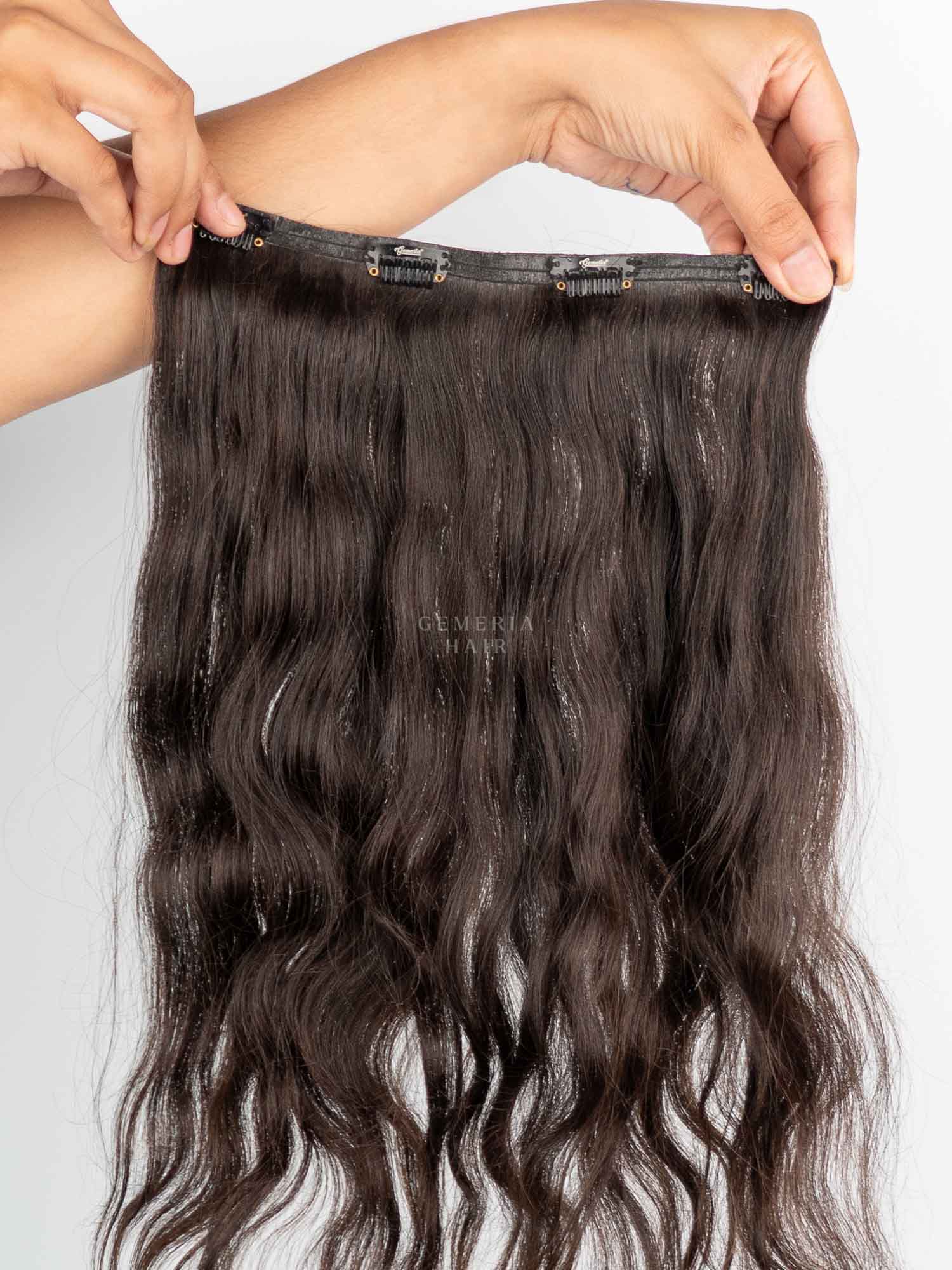 Seamless 1 Piece Clip-In Volumizer | Wavy