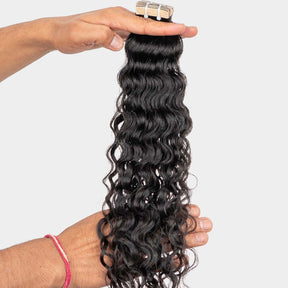 Tape in outlet extensions curly hair