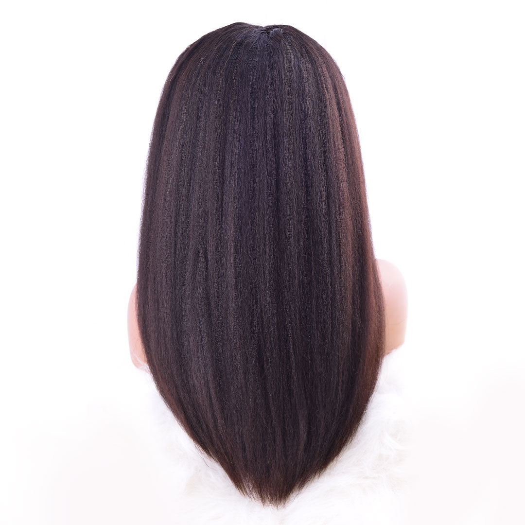 Kinky Straight | Temple Full Lace Wig