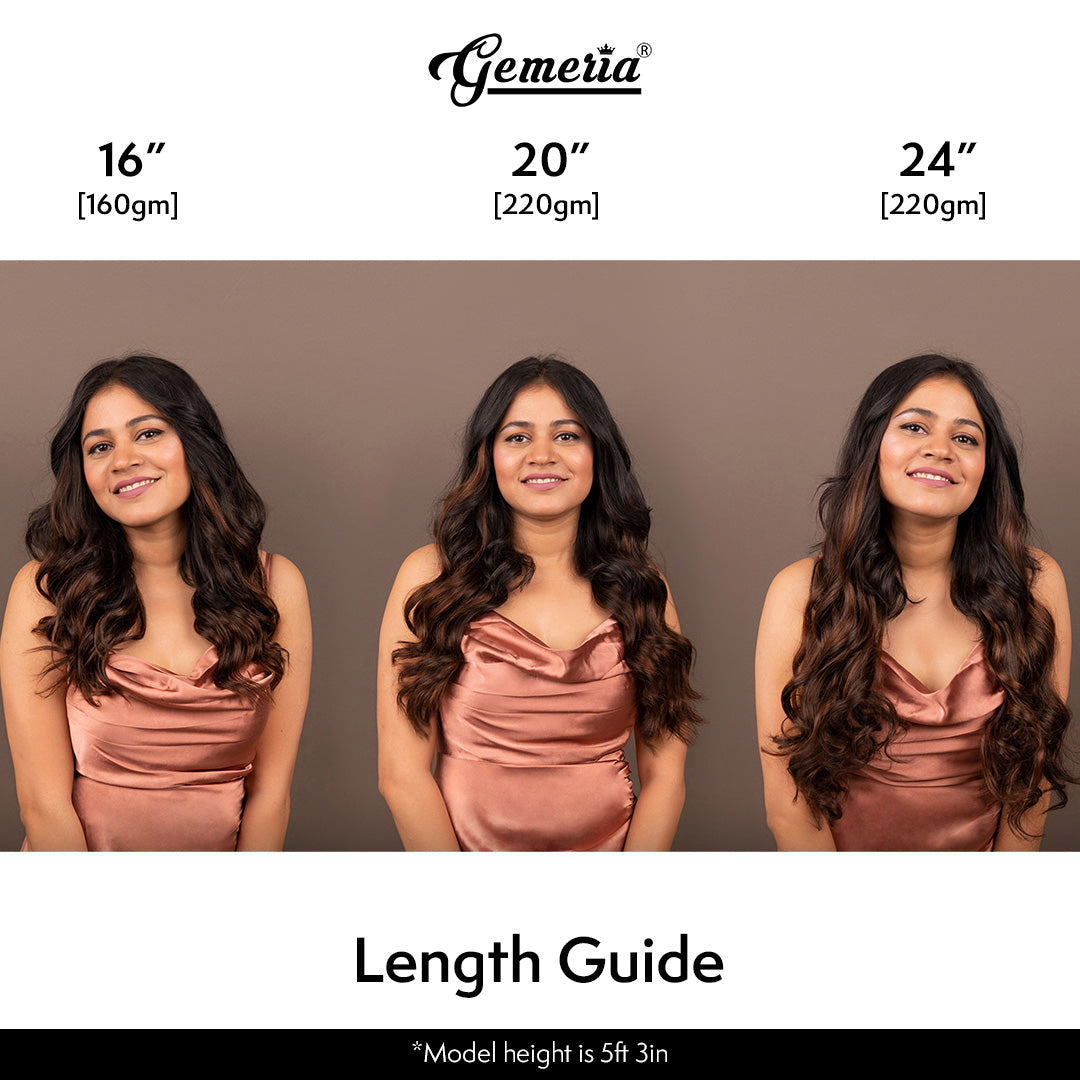 Ash Brown Balayage | Seamless | 7 Set Clip-In Extensions